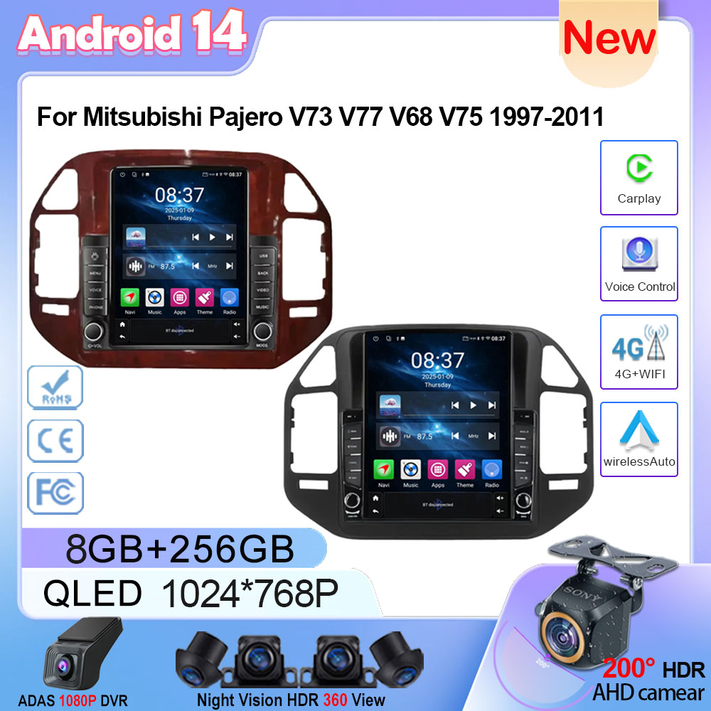 Phone Accessories Display Board - Автомобильный радиоприемник Android для Mitsubishi Pajero