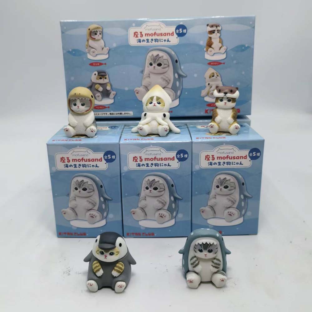 Phone Accessories Doll - Mofusand акула кошка фигурка игрушка слепая