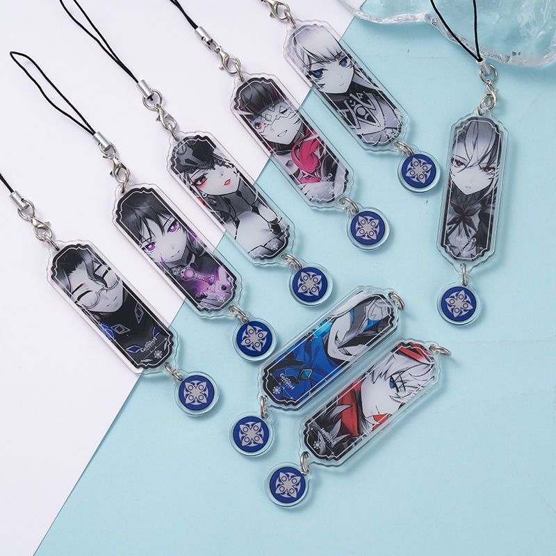 Phone Accessories Charms - Набор из 8 брелоков в стиле