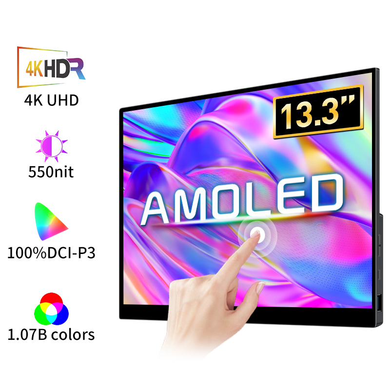 Phone Accessories Display Board - 13,3-дюймовый портативный монитор с сенсорным экраном
