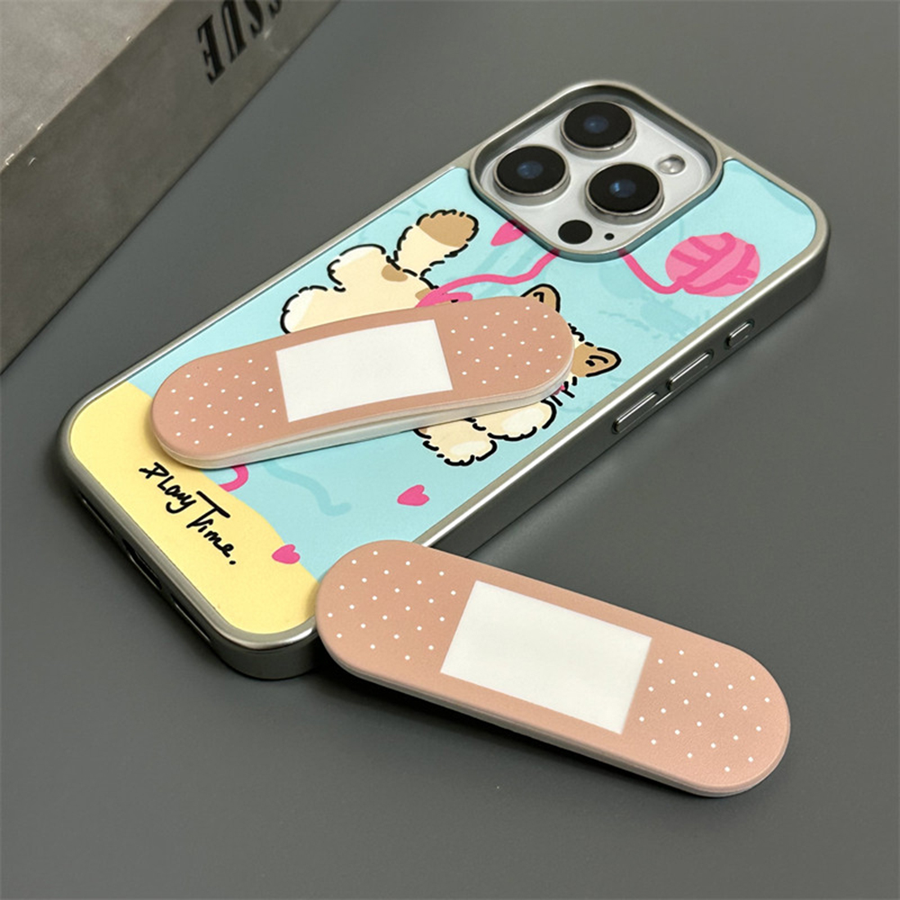 Phone Accessories Pouch - Корейский чехол-подставка для телефона с выдвижным