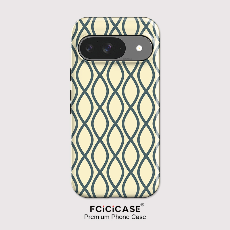 Google Pixel 9 - Чехол Fcicicase с модным полосатым принтом