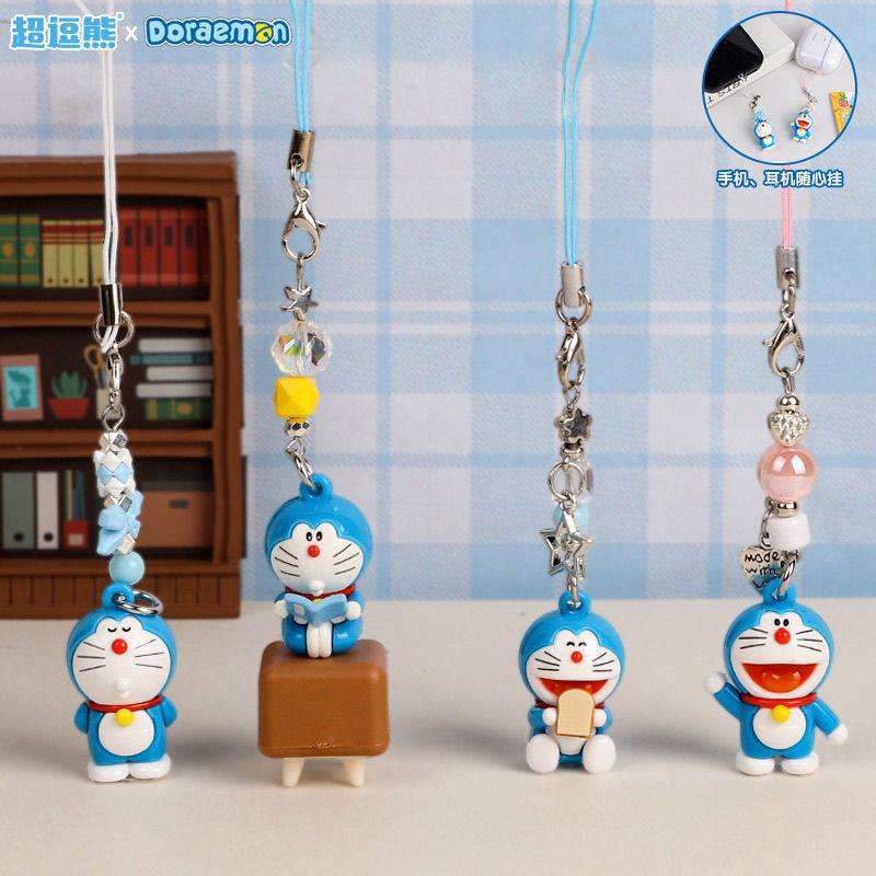Phone Accessories Doll - Брелок-кукла Дораэмон: креативный кулон-кошка, подвеска для
