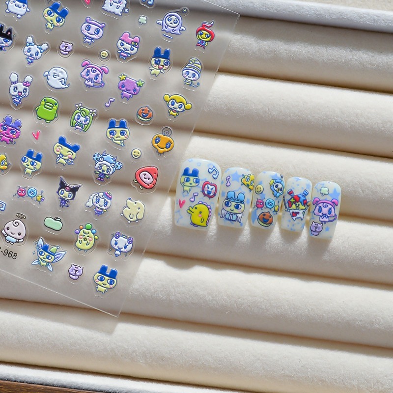 Phone Accessories Doll - Новые электронные 3D-наклейки для ногтей с
