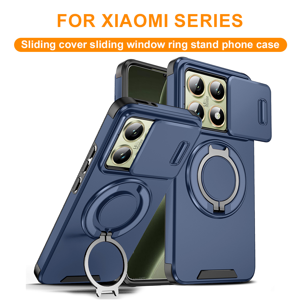 Phone Kickstand Ring - Магнитный прочный чехол для Xiaomi 14T