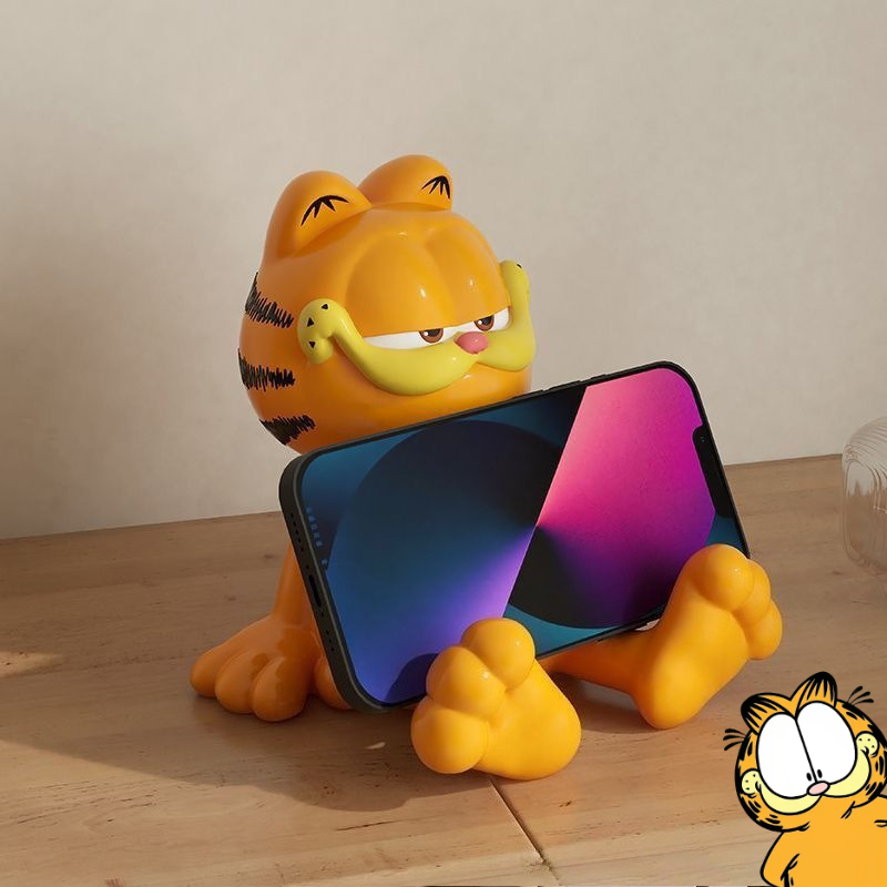 Phone Accessories Doll - Плюшевая фигурка Гарфилда в стиле аниме,