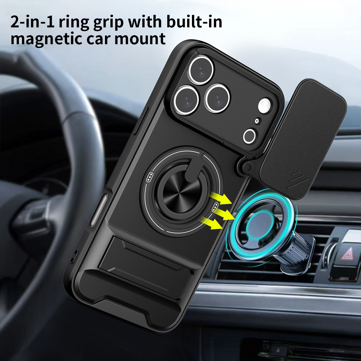 Магнитный чехол для телефона I – обзор и цена Phone Kickstand Ring