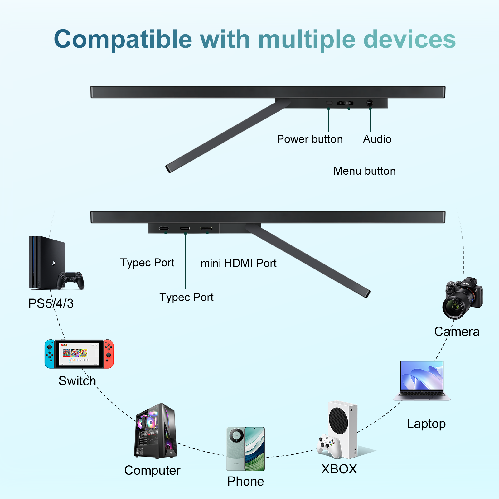 Портативный монитор MISSUN 384 – обзор и цена Phone Accessories Display Board