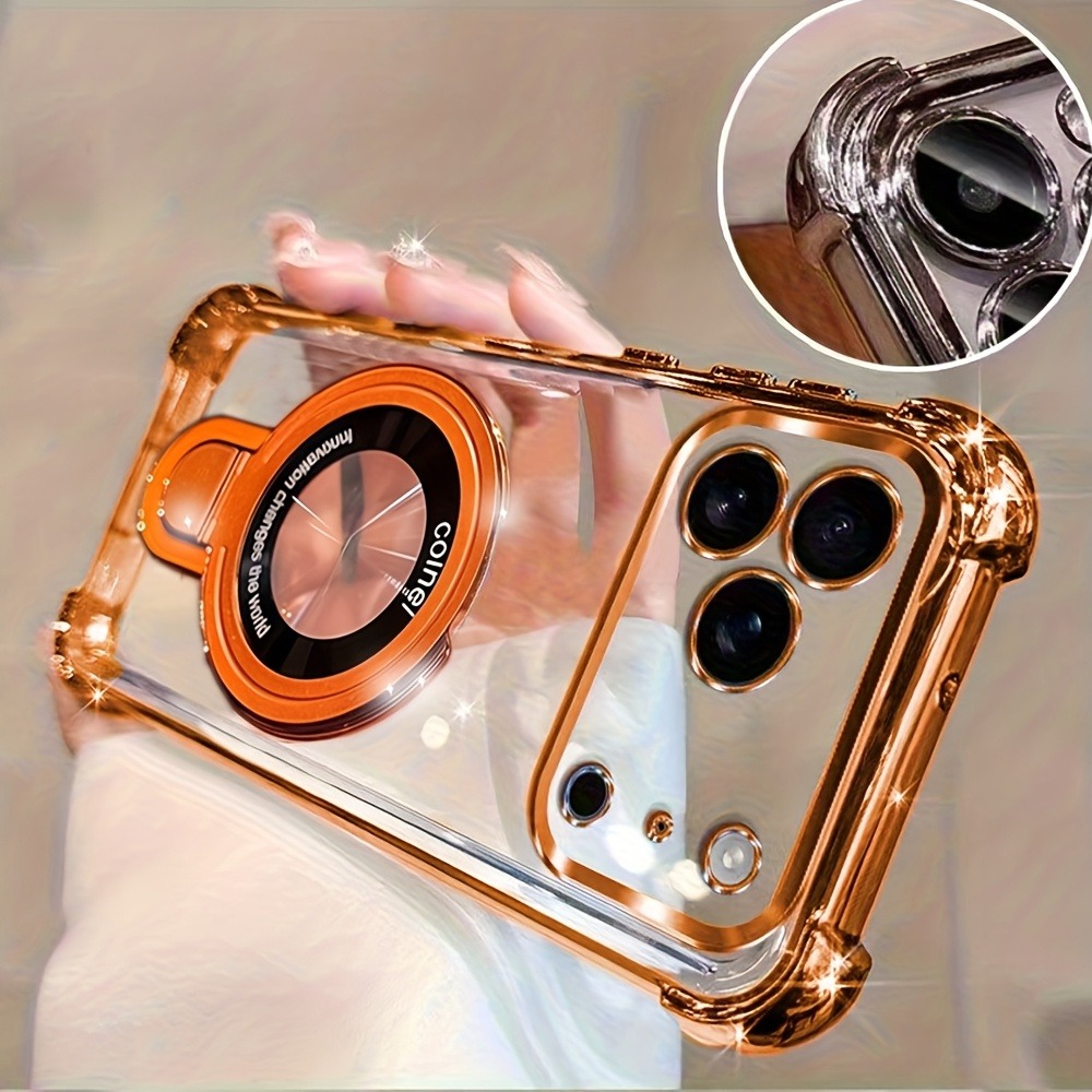 Роскошный прозрачный чехол с п – обзор и цена Phone Kickstand Ring