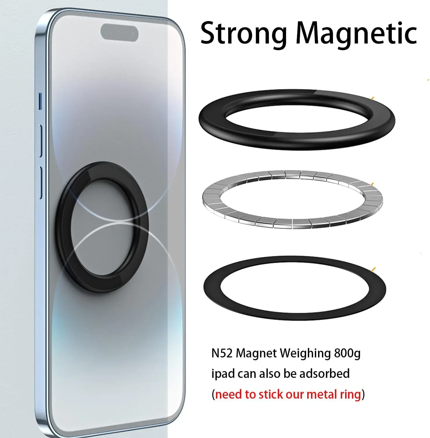 Магнитный держатель MagSafe с  – обзор и цена Phone Kickstand Ring