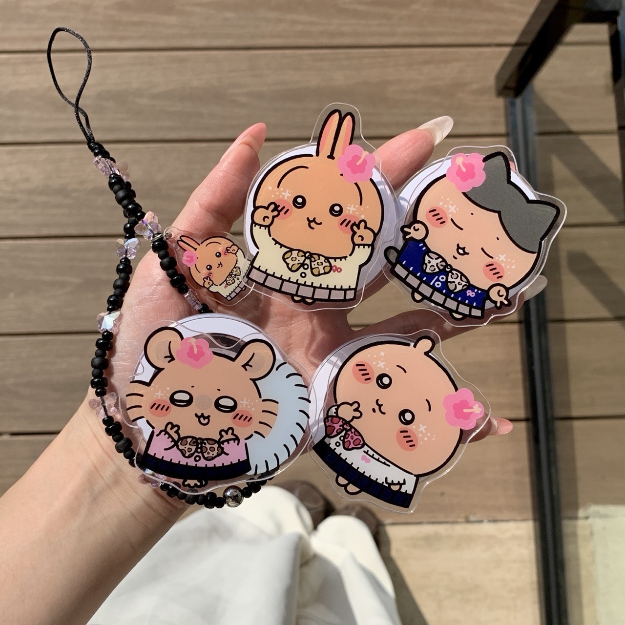 Милый акриловый брелок для тел – обзор и цена Phone Accessories Chain