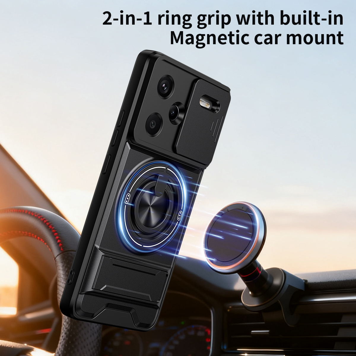 Чехол для телефона с объективо – обзор и цена Phone Kickstand Ring