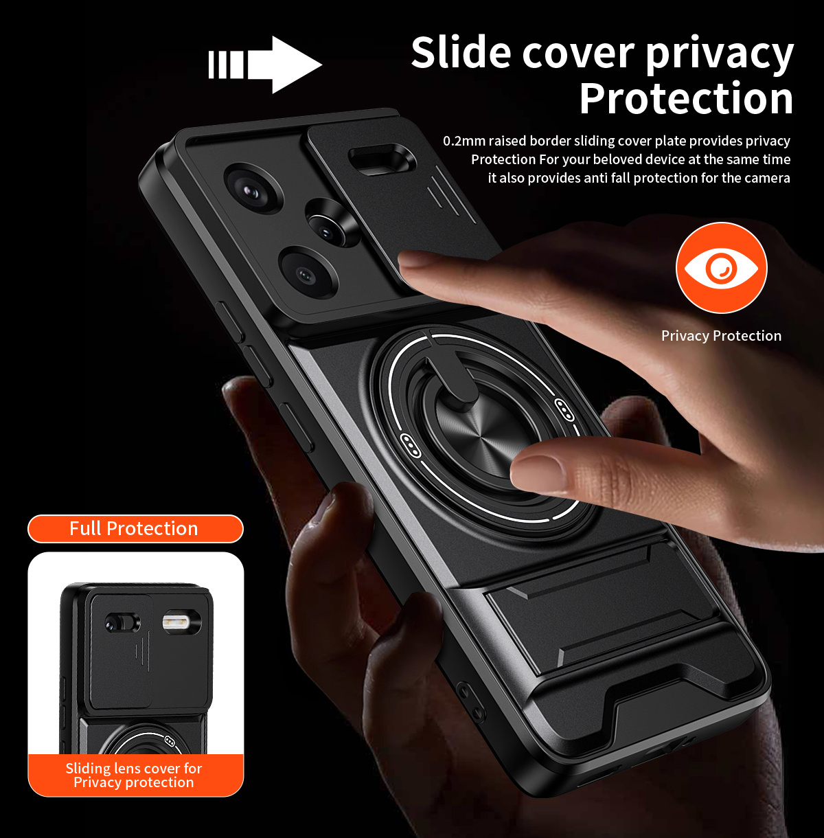 Чехол для телефона с объективо – обзор и цена Phone Kickstand Ring