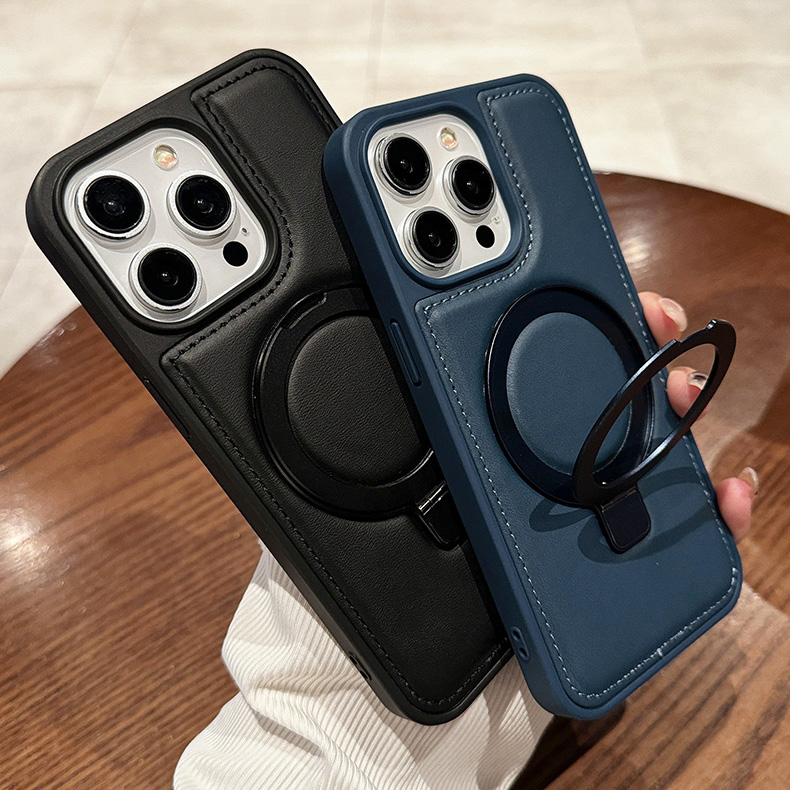 Чехол из искусственной кожи с  – обзор и цена Phone Kickstand Ring